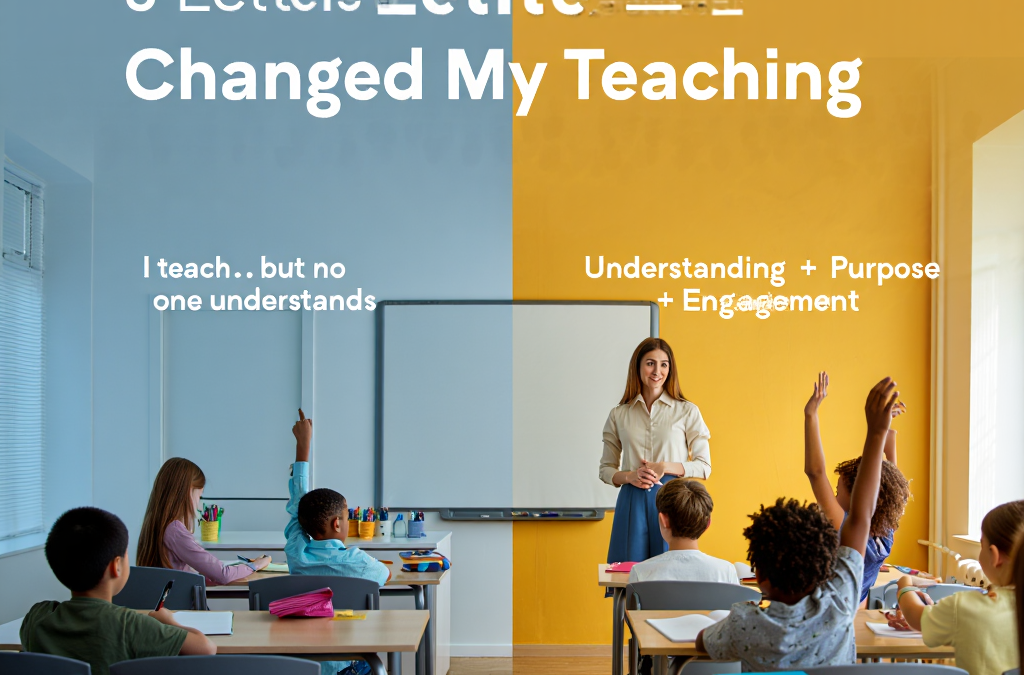 3 حروف تجسد سر نجاح المعلم في مهنته